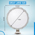 Heavy-Duty Fogless Mirror for Shower | Durable Anti Fog Shower Mirror for Shaving | with Razor Holder and Extra Anti-Fog Solution