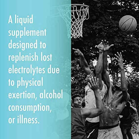 Body Genius, Liquid Electrolytes with Concentrace for Electrolyte Rehydration with Magnesium, Potassium (No Calories, Sugar or Additives), 48 Servings