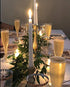 Gold Glitter Plastic Classicware Glass Like Champagne Wedding Parties Toasting Flutes (1 Box = Quantity 30)