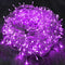 KAQ 115FT 300LED Purple String Lights Indoor/Outdoor, Waterproof Christmas Lights with 8 Modes, Clear Wire Fairy Tree Lights for Garden Patio Bedroom Wedding Xmas Decorations