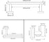 Bathroom Brushed Gold 3-Piece Accessories Set SUS304 Stainless Steel Bath Shower (Robe Hook, Toilet Paper Holder, 12" Hand Towel Bar) Contemporary Style