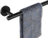 JQK Black Towel Bar, 12 Inch Stainless Steel Hand Towel Rack, Bathroom Towel Holder Matte Black Wall Mount, Total Length 15 Inch TB110L12-PB