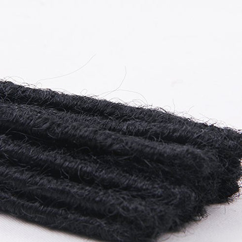 Dsoar 6 inch Handmade Dreadlocks Extensions Men's Dreadlocks Fashion Reggae Hair Hip-Hop Style 20 Strands/Pack Synthetic Dreadlocks Hair For Men