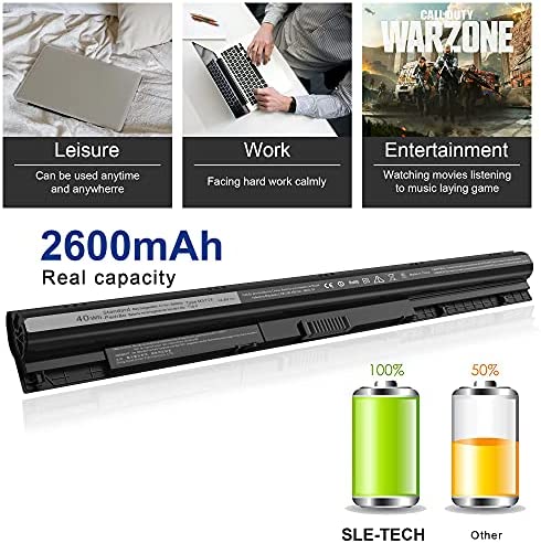 SLE® 14.8V 40WH M5Y1k Battery for Dell Inspiron 3451 3551 5558 5758 M5Y1K Vostro 3458 3558 Inspiron 14 15 3000 Series
