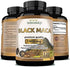 Organic Black Maca 1,900 mg per serving Natural Energy Booster Peruvian Maca for men & women 120 capsules