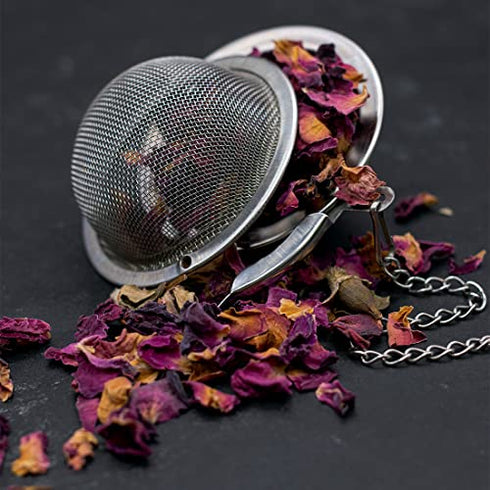 Red Rose Petals, Dried | Culinary Grade A | Egyptian fields in Faiyum | 4 Ounces (Quarter Pound)