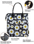 JOYHILL Thermal Lunch Bag Women, Insulated Lunch Box, Adult Reusable Lunch Tote Bag, Water Resistant Leakproof Cooler Lunch Box for School, Work, Picnic and Travel, Daisy