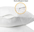 Precoco Pillow Cases King Size-100% Cotton Pillowcase Covers with Zipper Hidden, Breathable & Ultra Soft/Pillow Covers for Easy Care,2 Pack/White
