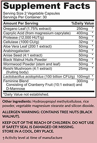 Balance Complex Vaginal Health Dietary Supplement, 60 Capsules