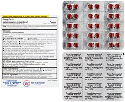 Rite Aid Urinary Pain Relief, Phenazopyridine HCI 95 mg, 30 Tablets | UTI Relief for Women | Feminine Care Urinary Tract Infection Treatment | Fast Relief for Urinary Pain, Burning, & Urgency