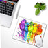SHALYSONG Mouse pad Small Computer Mouse pad, Watercolor Parrot Mouse pad, Non-Slip Rubber Mouse pad with Personalized Animal Custom Design