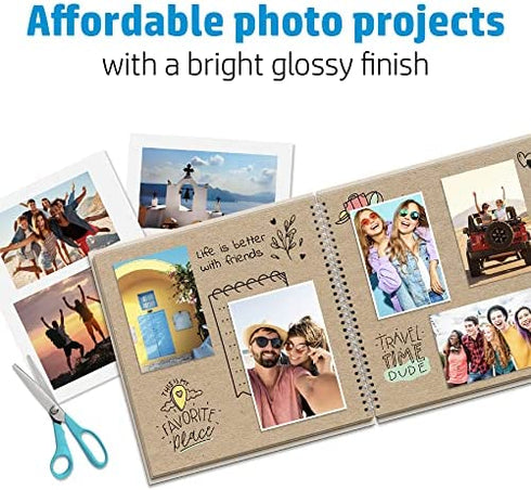 HP Everyday Photo Paper, Glossy, 5x7 in, 60 sheets (CH097A)