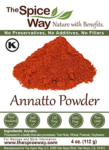 The Spice Way Annatto Powder - ( 4 oz ) also known as ground achiote seed