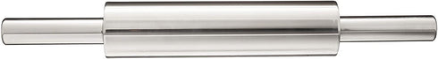Fox Run Stainless Steel Rolling Pin, 18.5 x 2.6 x 2.8 inches, Metallic