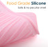 Nuovoware Silicone Dish Drying Mat, 16" x 14" Large Mat, Pink Kitchen Accessories, Easy Clean Dishwasher Safe Heat-Resistant Countertop Protection Trivet Multifunctional Kitchen Heat Proof Mat - Pink