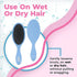Wet Brush Original Detangler Brush - Sky - All Hair Types - Ultra-Soft IntelliFlex Bristles Glide Through Tangles with Ease - Pain-Free Comb for Men, Women, Boys and Girls
