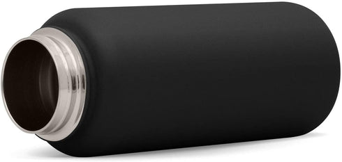 Simple Modern Water Bottle with Straw Lid Vacuum Insulated Stainless Steel Metal Thermos | Reusable Leak Proof BPA-Free Flask for Gym, Travel, Sports | Summit Collection | 32oz, Midnight Black