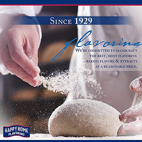 Happy Home Imitation Black Walnut Flavoring, Non-Alcoholic, Certified Kosher, 7 oz.