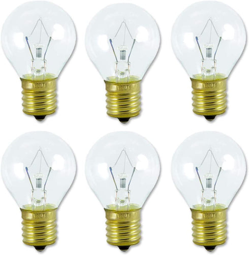 Lava Lamp Bulb 25 Watt, E17 Intermediate Base 6 Packs The Lava Original Replacement Bulb for 14.5-Inch/20-Ounce Lava Lamp, E17 Base 120 Volt Lava Lamp Replacement Bulbs, S11 Bulb