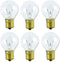 Lava Lamp Bulb 25 Watt, E17 Intermediate Base 6 Packs The Lava Original Replacement Bulb for 14.5-Inch/20-Ounce Lava Lamp, E17 Base 120 Volt Lava Lamp Replacement Bulbs, S11 Bulb