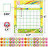 60 Classroom Incentive Chart in 2 Designs Space and Animal Theme with 1056 Star Stickers for Teachers Students