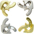 Bepuzzled Hanayama Cast Metal Brain Teaser Puzzle (Level 6) Green
