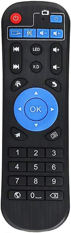 Amiroko Replacement Remote Control for T95Z Plus, T95K Pro, T95V Pro, T95U Pro, T95W Pro, Q Box Amlogic S912 Android TV Box IPTV Media Player