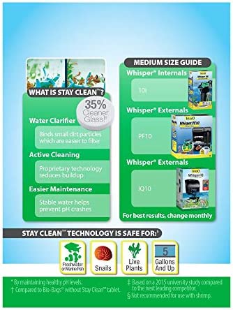 Tetra 41001 Stay Clean Bio-Bag Medium 4 Pack