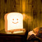 Cute Toast Night Light, Bread LED Night Lamp, Rechargeable, Timer and Dimmable, Portable Bedside Nightlight with Mobile Phone Stand, for Teens Girl Boy Children Kid College Student, Birthday Gift