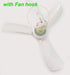 Mini Portable Ceiling Fan Hanging Personal Fans 110V Wall Plug Electric Mute Energy-Saving Fans Bedroom Breeze Gazebo Fan Attic Basement