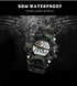 KXAITO Men's Watches Sports Outdoor Waterproof Military Wrist Watch Date Multi Function Tactics LED Alarm Stopwatch