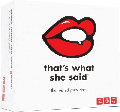That's What She Said Game - The Hilariously Twisted Party Game Adults Only