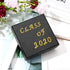 5 Sheets Graduation Cap Stickers Decoration Glitter Alphabet Letter Stickers Self-Adhesive Rhinestone Letter Number Stickers for Grad Cap Craft Decorations (Gold)