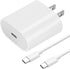 20W USB C Fast Charger with 10ft USB C to C Charging Cord for 2022/2021/2020/2018 iPad Pro 12.9 Gen 6/5/4/3, iPad Pro 11 Gen 4/3/2/1, iPad Air 5th/4th Generation, iPad 10th Generation, iPad Mini 6th