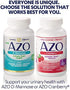 AZO D-Mannose Urinary Tract Health, Cleanse, Flush & Protect The Urinary Tract*, #1 Pharmacist Recommended Brand, Clinical Strength D-Mannose, Non-GMO, 120 Count
