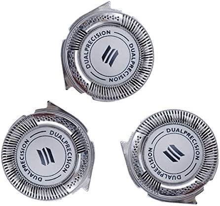 HQ8 Dual Precision Replacement Heads for Philips Norelco Shavers, Dual Blade Precision Cutting System, Made in Netherlands