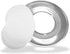 Mabeeze Steamer Ring Stainless Steel Adapter fits 8 to 13 inches Steamers and Pots, for Bamboo Baskets and Steamer Pots - 10 Paper Liners included