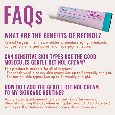 Good Molecules Gentle Retinol Cream 1oz