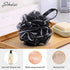 Shower Loofah Sponge Bath puff Large 75g XL for Women Men Kids Soft Mesh Pouf Body Scrubber Gentle Exfoliating shower Ball Buff Luffa with Bamboo Charcoal for Silky and Smooth Skin Cleansing 3pack