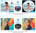 Criacr Phone Camera Lens, 210 °Fisheye Lens + 120 °Wide Angle + 25X Macro + 2X Telephoto + Star Lens + CPL + 6 Kaleidoscope 7 in 1 Phone Lens Kit Compatible with iPhone/Samsung/Google Pixel etc