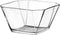LAV 64.25 Ounce Glass Serving Bowl | Beautiful Geometric Squared Shape, Made from Thick, Durable Glass, Great for Salads, Dessert, Fruit, and More, Microwave and Dishwasher Safe