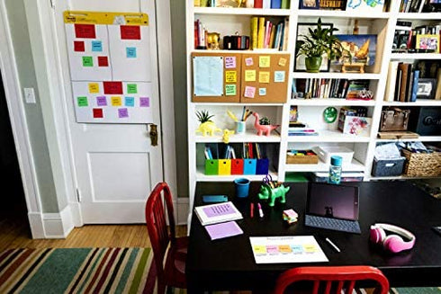 Post-it Dry Erase Sheets, 7 in x 11.3 in, Sticks Securely and Removes Cleanly (DEFSHEETS-3PK)