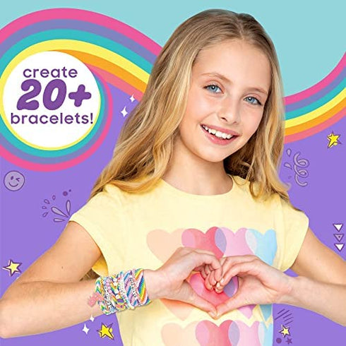 Just My Style Unicorn Friendship Bracelets Kit – 1300+ Beads – ABC Bead Bracelet Set – DIY Bracelet Kits for Kids Ages 6 and Up