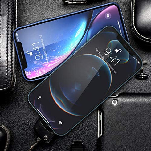XDesign Compatible with iPhone 12 Screen Protector, iPhone 12 Pro Screen Protector - 3 Pack Tempered Glass Film for iPhone XR / 11/12 / 12 Pro 6.1 inch 9H Hardness/Installation Tray/Case Friendly