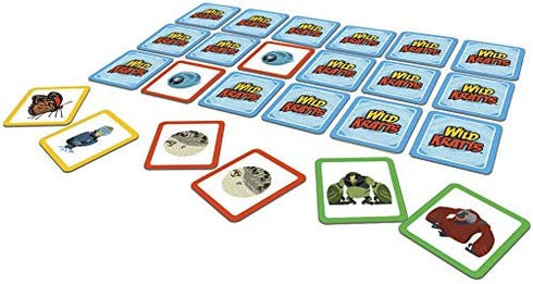 Pressman Wild Kratts Make A Match in Box Game Multi-colored, 5"