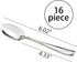 Nicesh 16-Piece Stainless Steel Dessert Spoon, 6.02-Inch