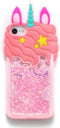 Quicksand Unicorn Case for iPod Touch 7/Touch 5 6,3D Cute Case for Women Girls Teens Kids,Kawaii Lovely Bling Flow Liquid Quicksand Unicorn Gift Soft Silicone Case for iPod Touch 7/Touch 6/Touch 5