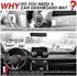 Powerty Compatible with Dashboard Cover Toyota RAV4 2023 2022 2021 2020 2019 Dash Cover Carpet Sunshield Protector Black Without HUD(Head-up Display)