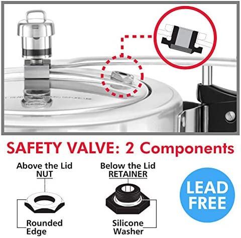 Hawkins B1010 3 Piece Pressure Cooker Safety Valve - B1010-3pcSet