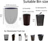 Black Trash Bag,Gereen 8 Gallon Tall Kitchen Trash bag Garbage Bag Trash Can Liner (8 Gallon(100 Count), Black)